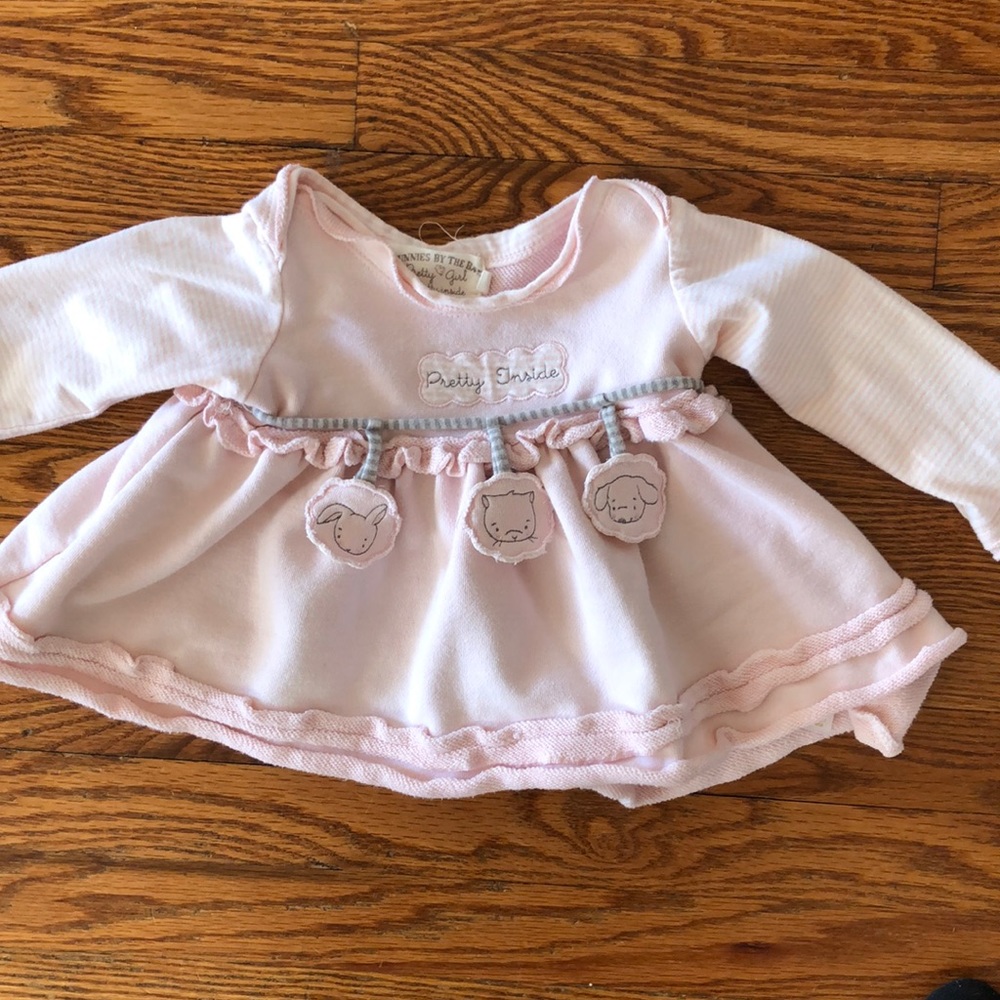 bunnies by the bay 12 mo long sleeve dress